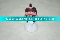 Wholesale hard pvc rubber fashion doll