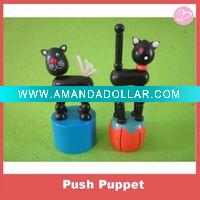 Wholesale Push puppet/dog hand puppet toy