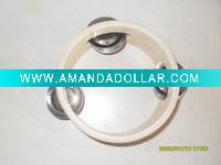 Wholesale wood tambourine / musical instrument toy