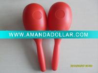 Wholesale plastic maracas musical instrument
