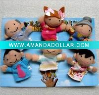 Wholesale fnger puppet plush toy stuffed toy