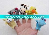 Wholesale fnger puppet plush toy stuffed toy