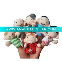 Wholesale finger puppet plush toy stuffed toy