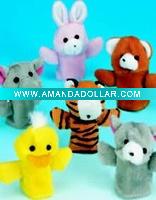 Wholesale Plush Finger Puppet Mini Plush Finger Puppet Stuffed Finger Puppet Animal Design