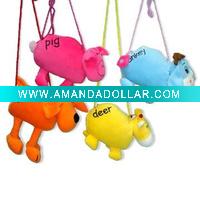 Wholesale Plush Purse Plush Purse in Animal Shape Mini Plush Coin Purse