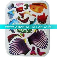 Wholesale EVA magnet game pieces toy/magnetic number toys/magnetic letter toys