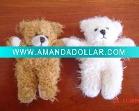 Wholesale Long Plush Mini Toy, Mini Plush Bear, Mini Jointed Bear Teddy Bear