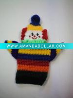 Wholesale Knitted Hand Puppets Wool Hand Puppets Mini Plush Toy