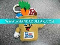Wholesale Plush Storage Bag Mini Plush Bag Mini Plush Coin Bag