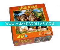 Wholesale 48pcs paper puzzle