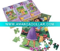 Wholesale Dora 3in1 paper puzzle