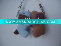 Wholesale Mini Plush Kissing Dogs With Magnet