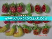 Wholesale Mini Knitted Fruits Toys And Knitted Stuffed Toys
