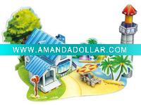 Wholesale Diy toys- Romantic beach- Educational Toys