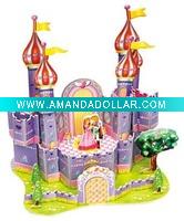 Wholesale 3D puzzle -girl's favourite castle