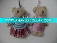Wholesale Mini Plush Couple Bear Toys