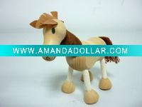 Wooden craft horse