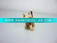 Wooden craft cow