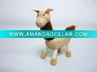 Wholesale Wooden craft donkey