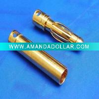 4.0mm Gold Bullet Connector