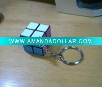 Plastic Keychain Cube