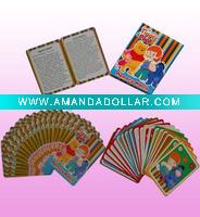 cartoon playing card game