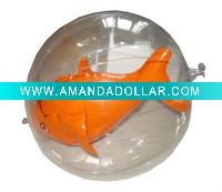 Wholesale inflatable toy ,inflatable ball with inner fish