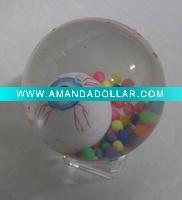 Wholesale Glitter ball,glitter bouncing ball,Water ball