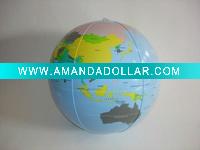 Wholesale inflatable globe/inflatable beach ball