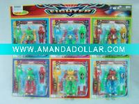 robot w/light-6 pcs per card
