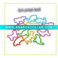 dog shape rubber band