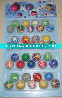 Different SizeColorful Bouncing Ball