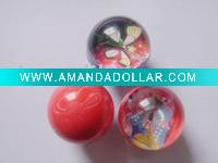 3D figure bouncing ball