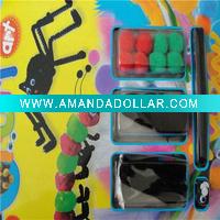 Wholesale wholesale pompons&chenille stems for diy toys