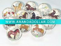3D figure bouncing ball
