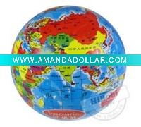 globe printing inflatable pvc ball