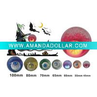 Eye glitters bounce ball