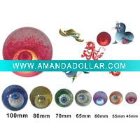 Wholesale LED glitters bounce ball