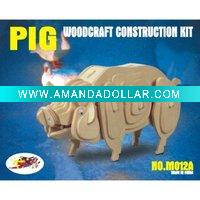 Wholesale Pig Wooden Toys