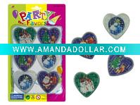 Wholesale maze game,sport game,heart shape christmas toys(6pcs pack)