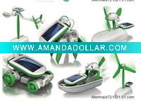 Wholesale 6 IN 1 educational solar DIY toys gifts