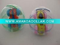 Wind up double side tumbling car