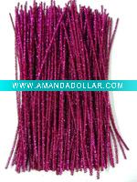 Hot selling tinsel chenille stem,pipe cleaner