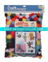 Assorted Craft Pom Poms