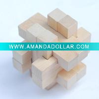 Wooden 12pcs Kongming Lock Toys