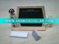 Wooden Calendar Blackboard Toy