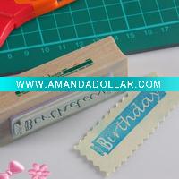 Wooden stamp