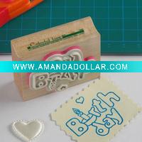Wooden stamp toy