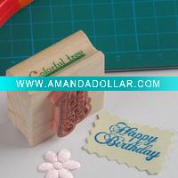 Wooden stamp toy