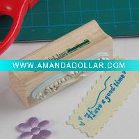 Wooden stamp toy